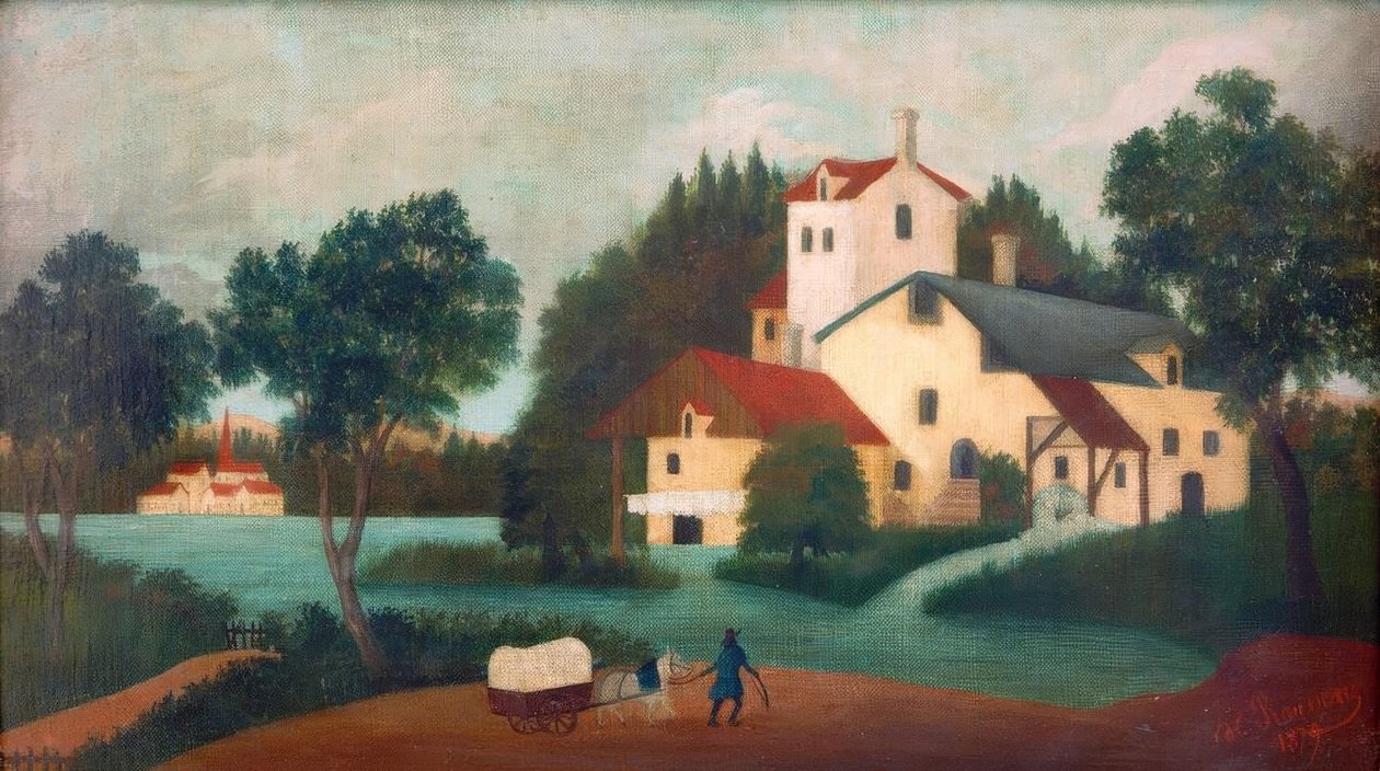 Het Span voor de Molen door Henri Rousseau