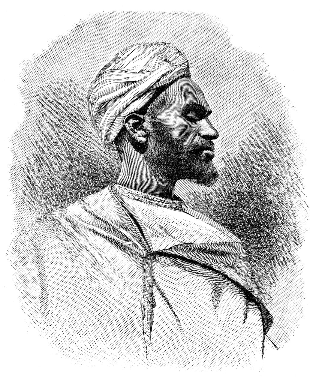 Een Arabische kameeldrijver, Noord-Afrika door Henri Thiriat