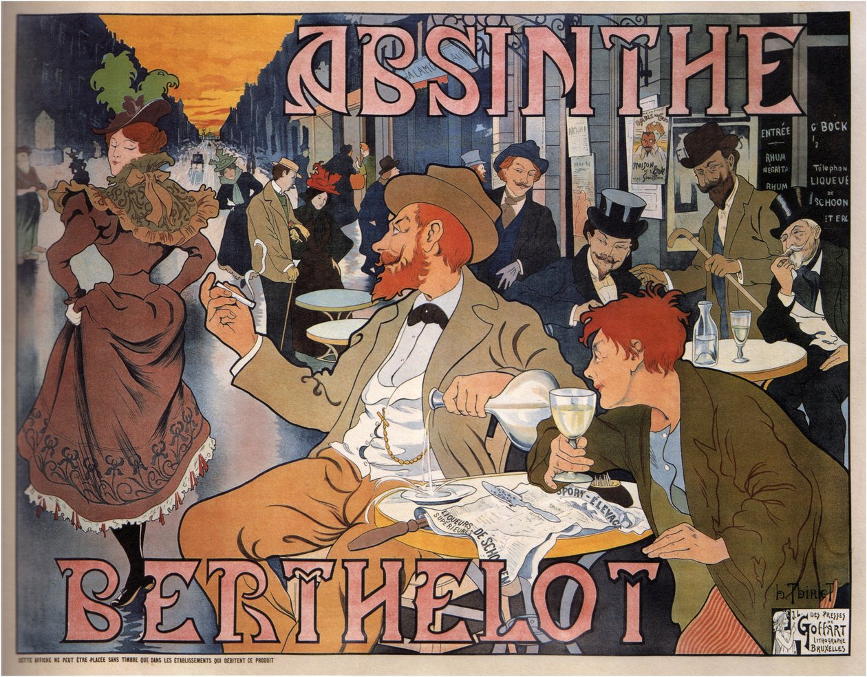 Absint Berthelot door Henri Thiriet