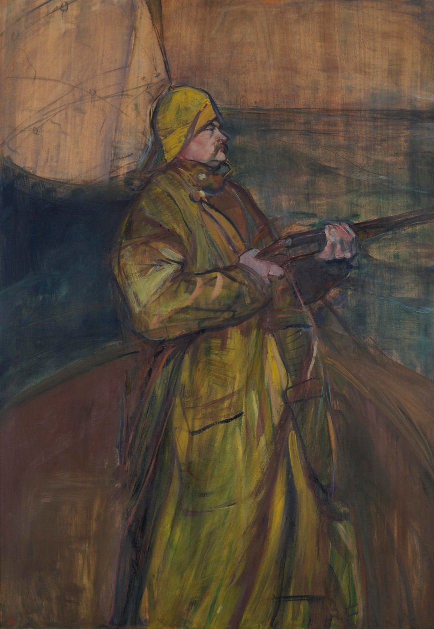 Maurice Joyant 1864-1930, 1900 door Henri Toulouse Lautrec de