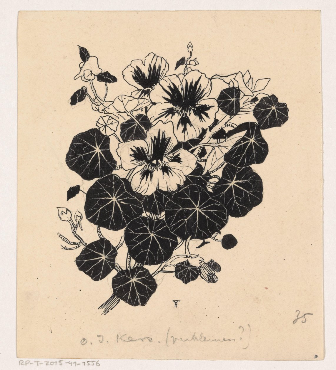 Oost-Indische kers door Henri Verstijnen (signed by artist)