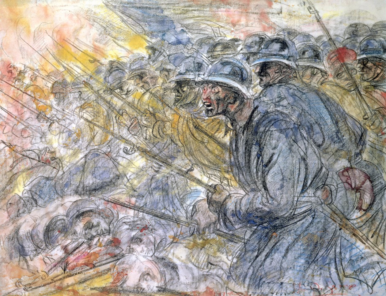 De Aanval, Verdun door Henri de Groux