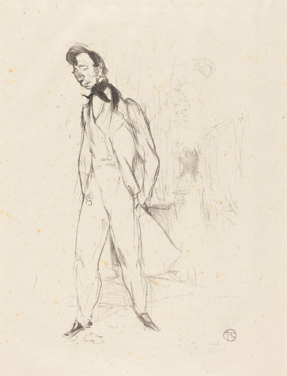 Adolphe of de droevige jongeman door Henri de Toulouse-Lautrec