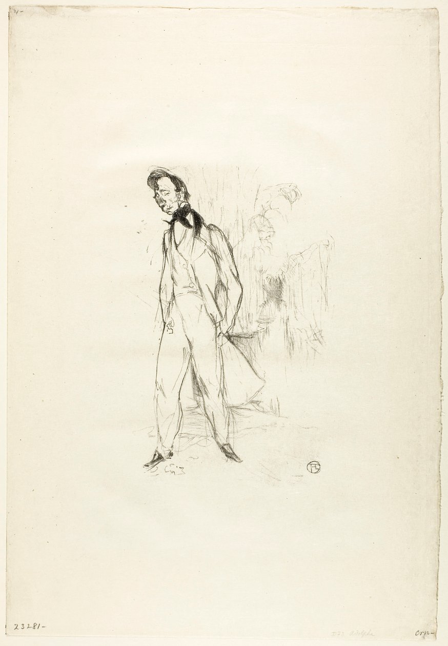 Adolphe of De Trieste Jonge Man door Henri de Toulouse-Lautrec