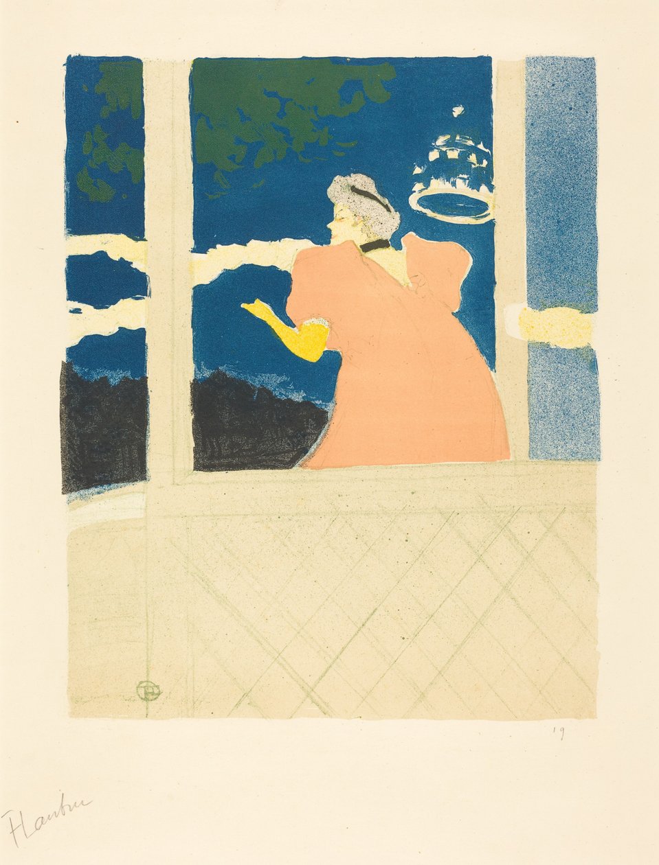 Bij de Ambassadeurs door Henri de Toulouse-Lautrec