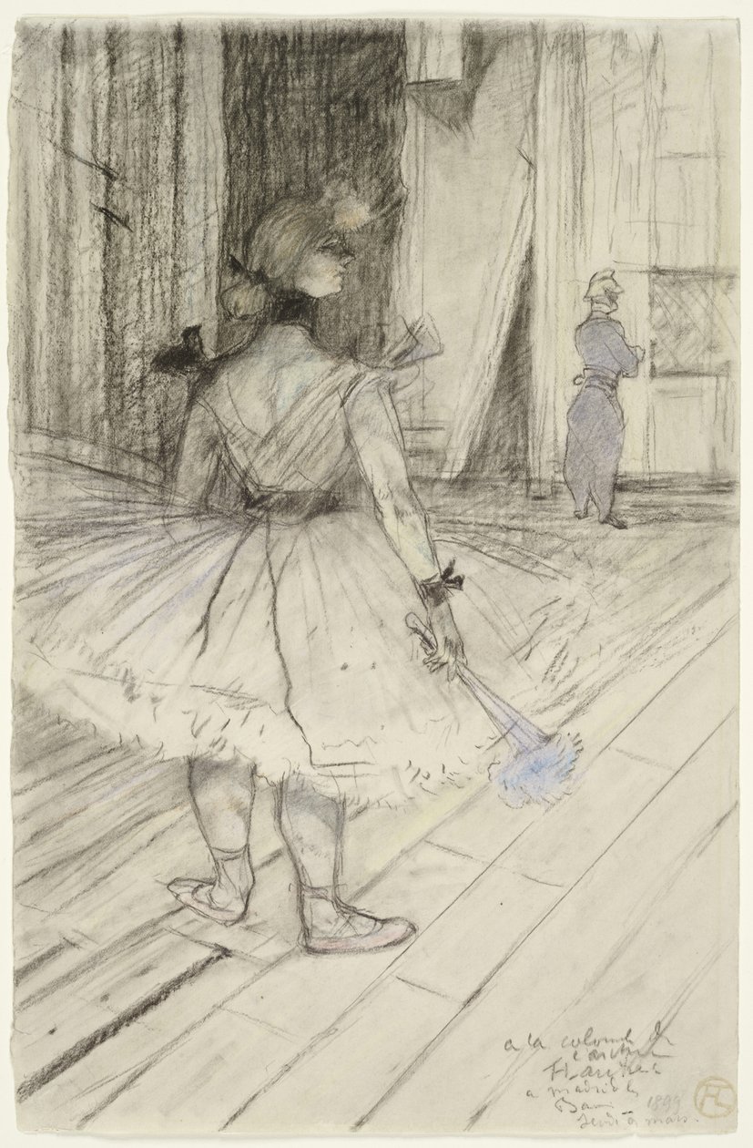 In het circus: In de coulissen door Henri de Toulouse Lautrec