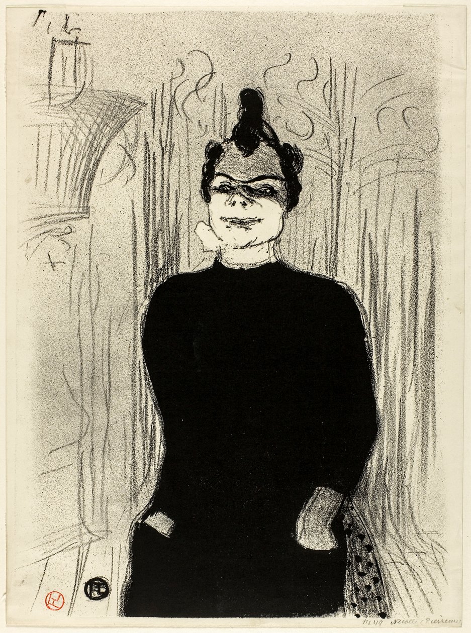 Bij de Gaieté Rochechouart: Nicolle door Henri de Toulouse-Lautrec