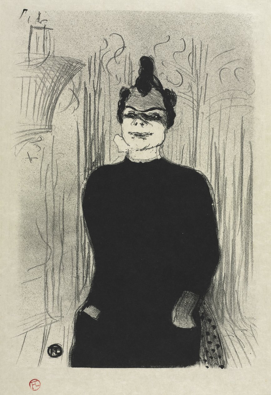 Bij de Gaieté Rochechouart: Nicolle door Henri de Toulouse-Lautrec