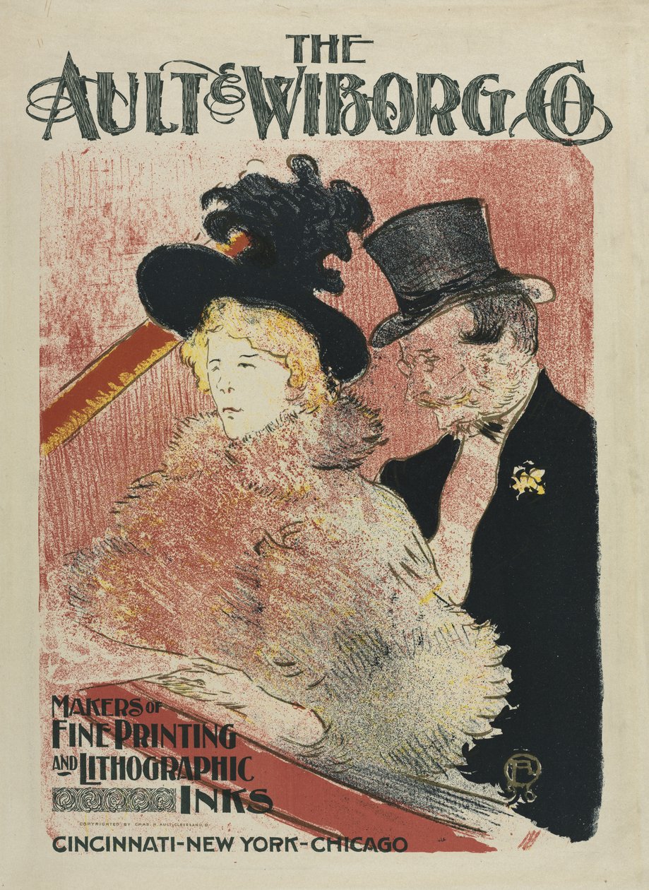 Op het concert door Henri de Toulouse-Lautrec