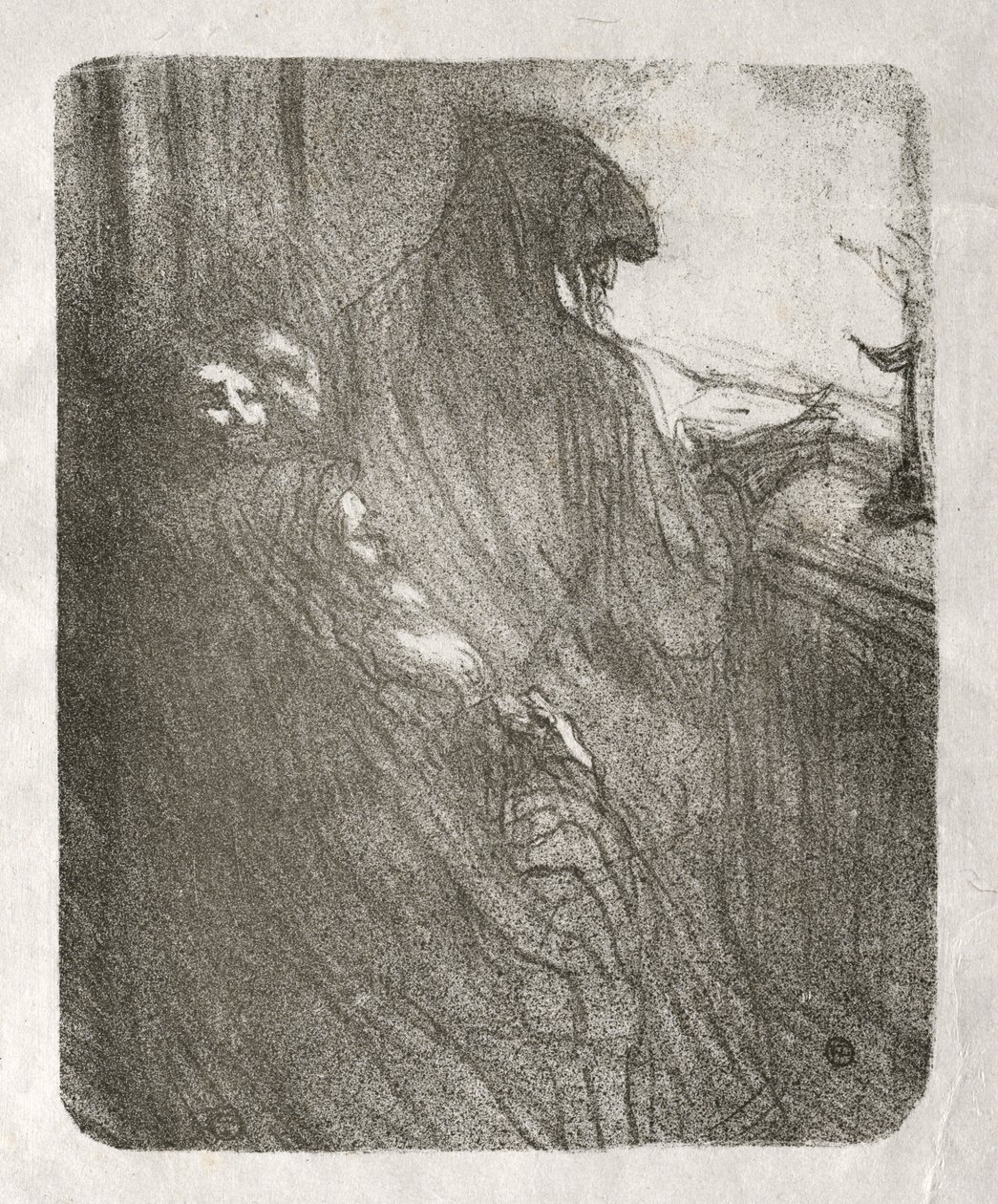 Aan de Voet van de Sinaï: Het Gebed van de Poolse Joden door Henri de Toulouse-Lautrec