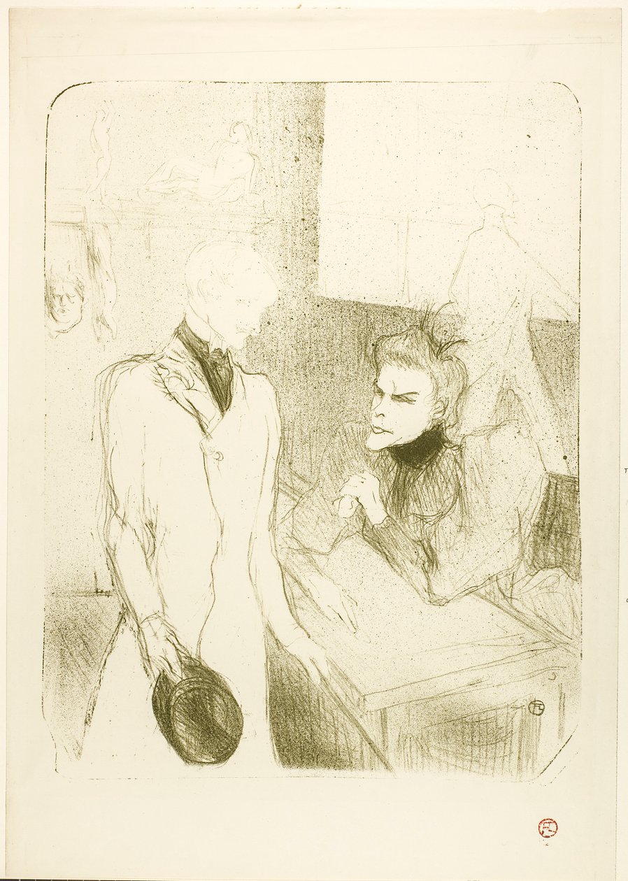 Brandès en le Bargy, in Les Cabotins door Henri de Toulouse-Lautrec