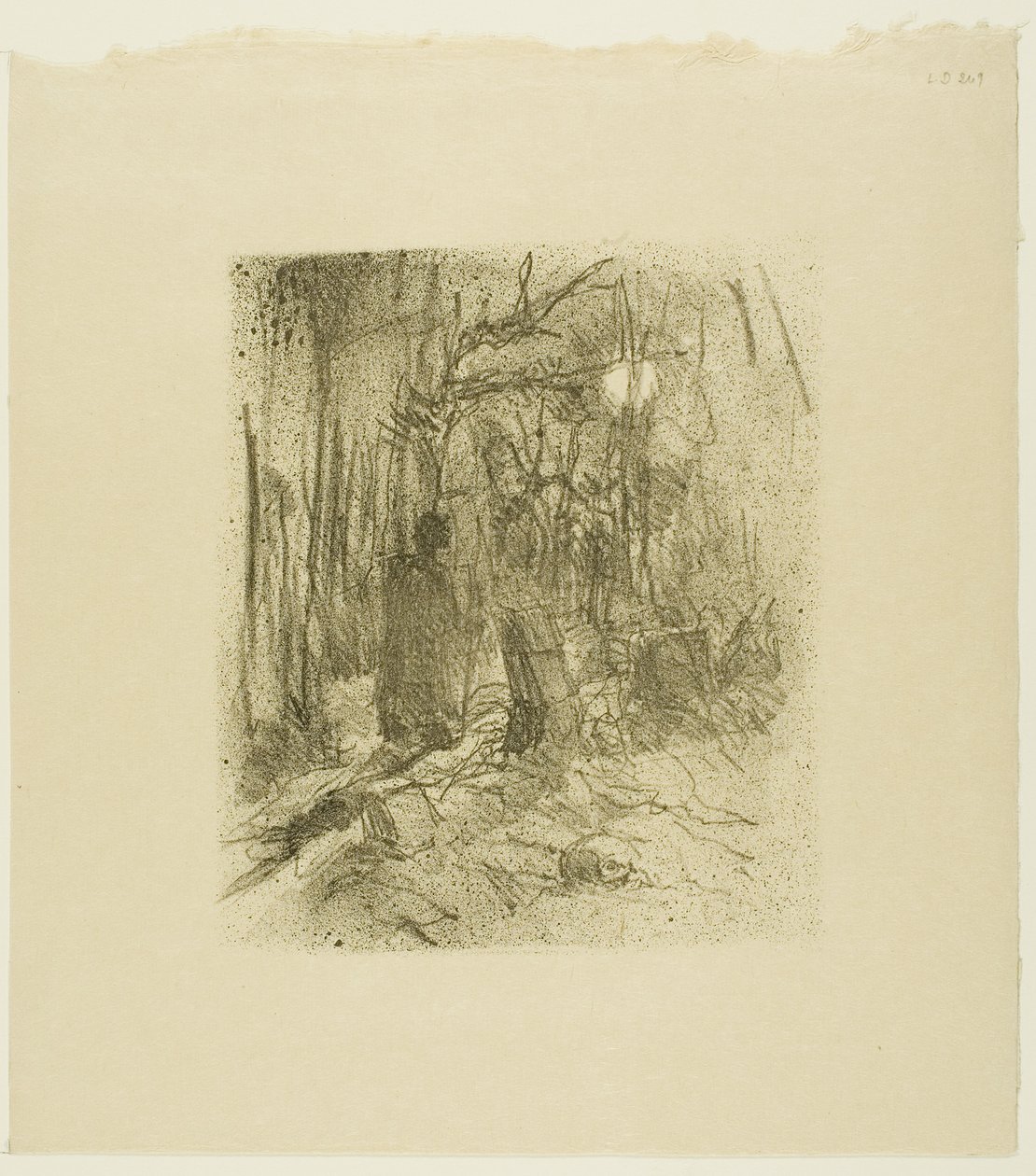Busk Begraafplaats, uit Au Pied du Sinaï door Henri de Toulouse-Lautrec