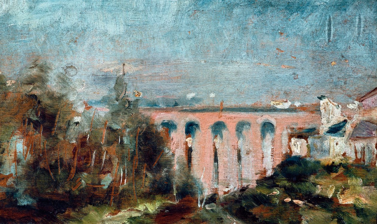 Castelviel-viaduct in Albi door Henri de Toulouse Lautrec