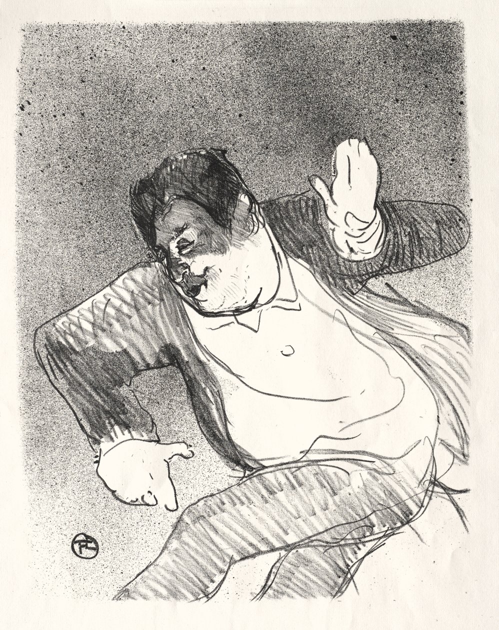 Caudieux door Henri de Toulouse-Lautrec