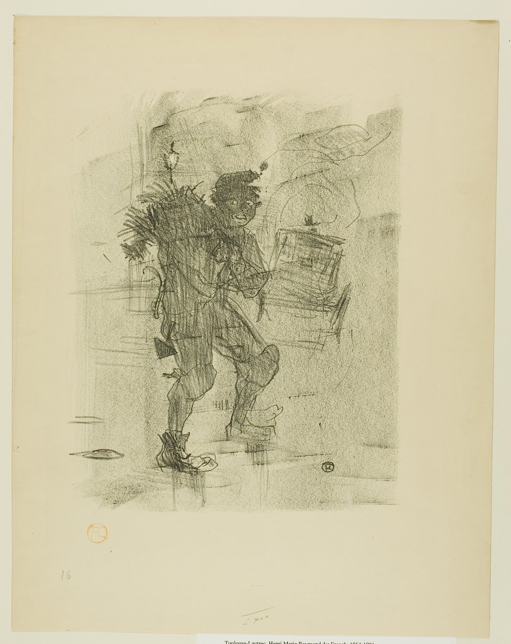 Kerstballade, uit Mélodies de Désiré Dihau door Henri de Toulouse-Lautrec