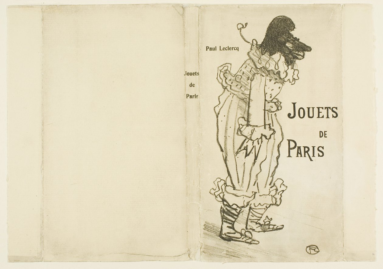 Omslag voor Jouets de Paris door Henri de Toulouse-Lautrec