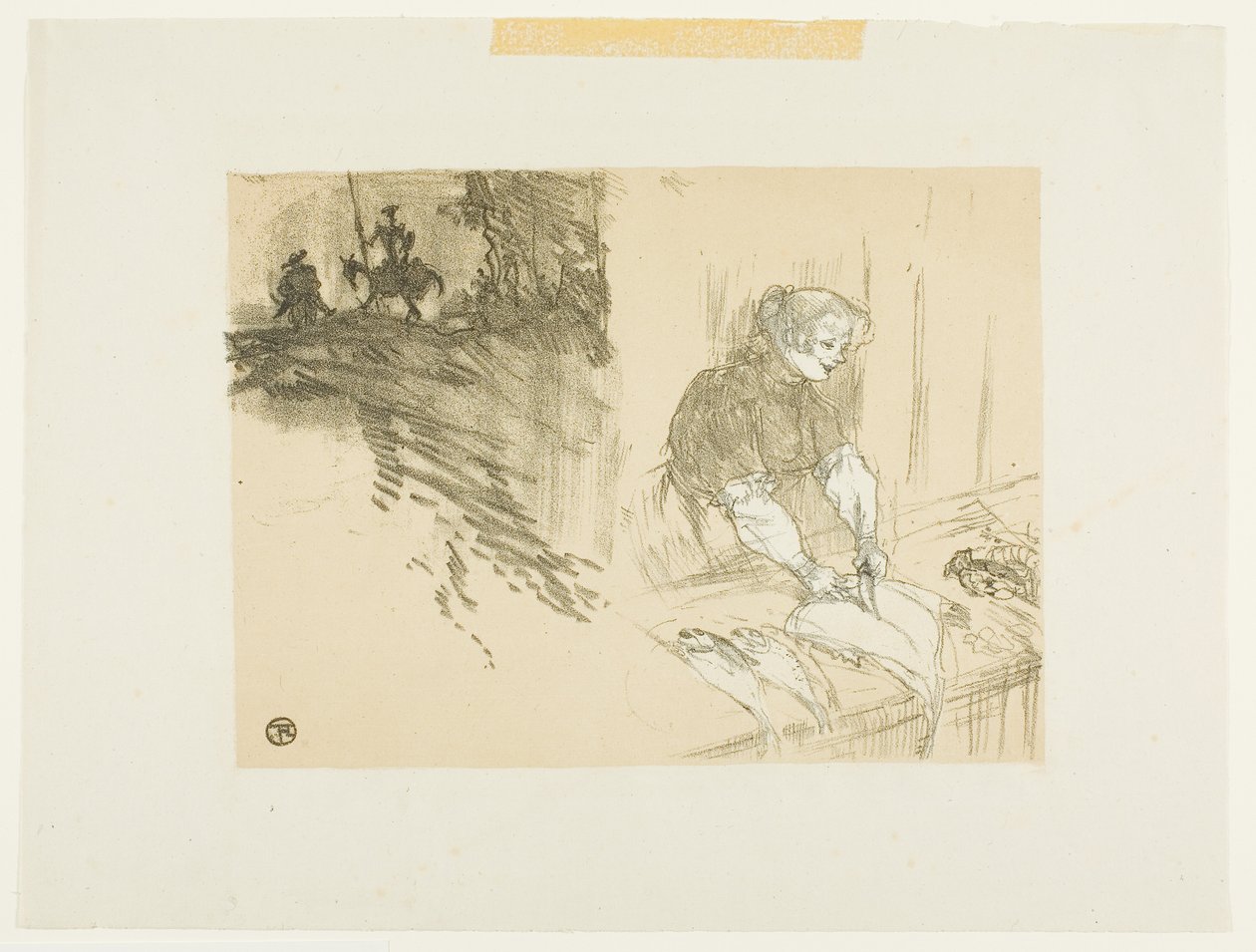 Omslag voor Les Courtes Joies door Henri de Toulouse-Lautrec
