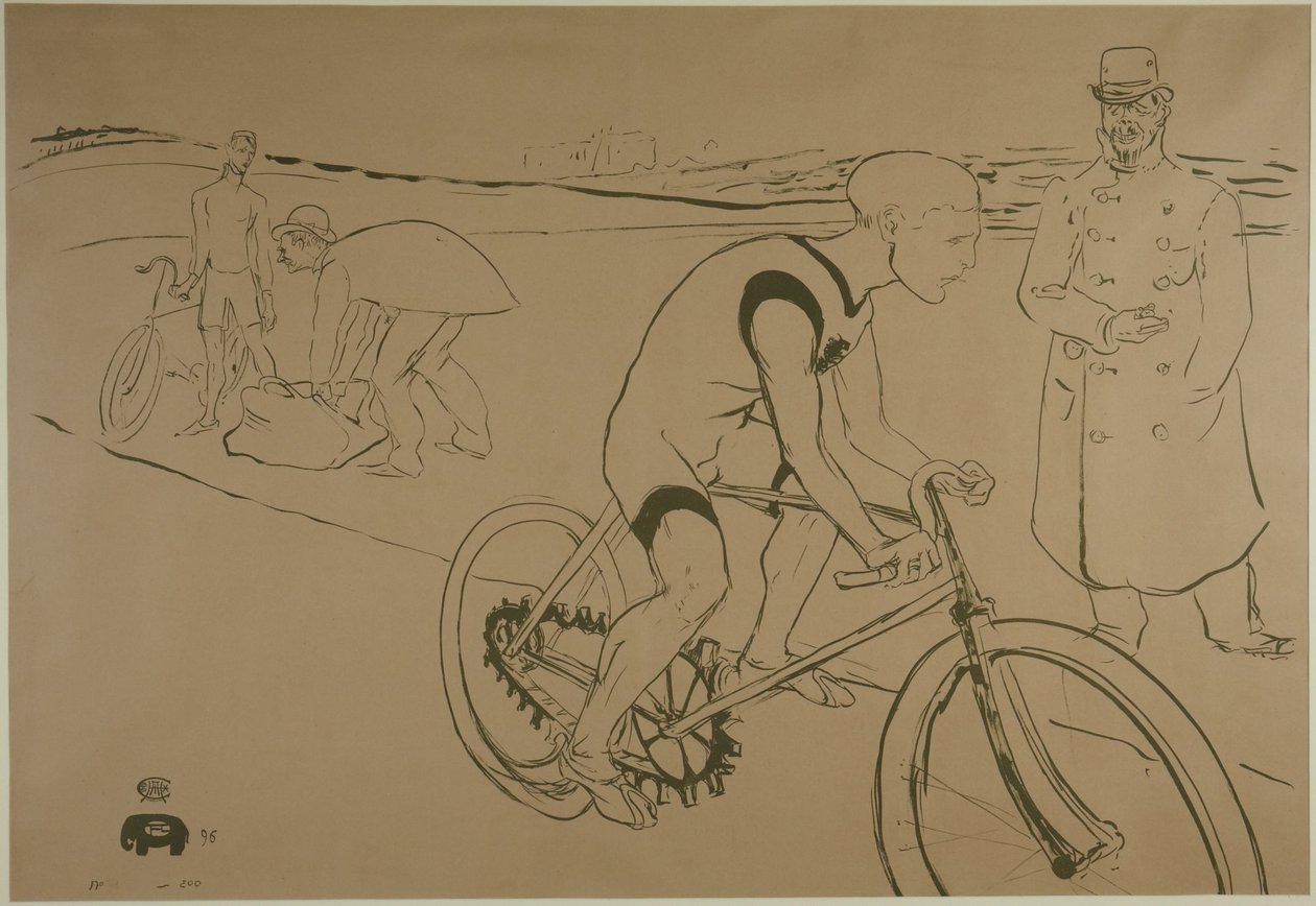 Fiets Michael door Henri de Toulouse-Lautrec