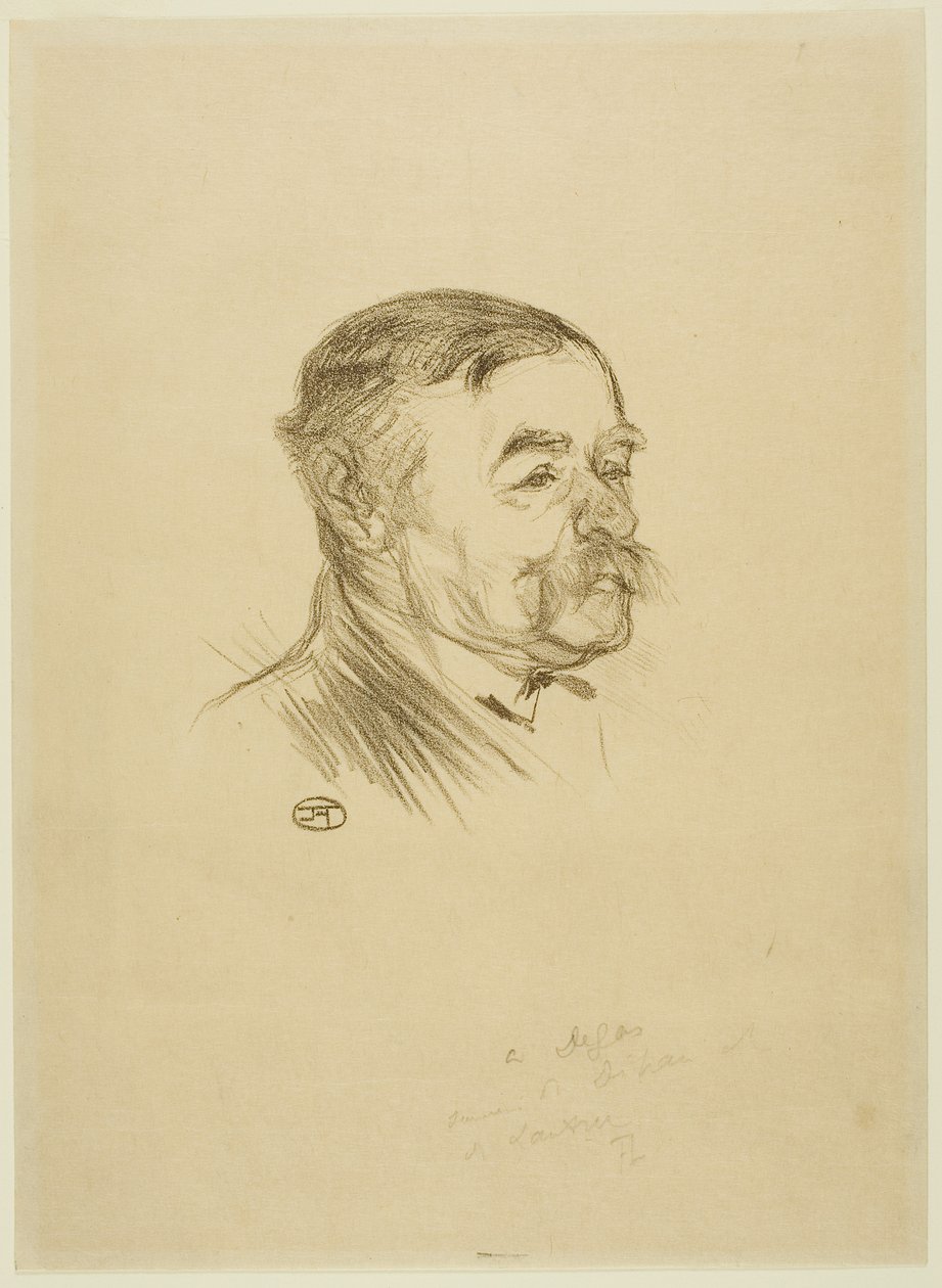 Désiré Dihau door Henri de Toulouse-Lautrec