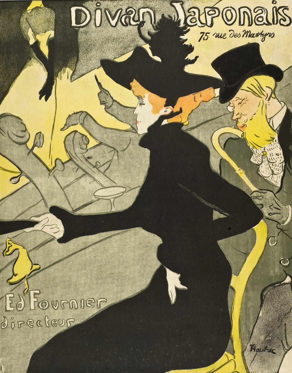 Divan Japonais door Henri de Toulouse-Lautrec