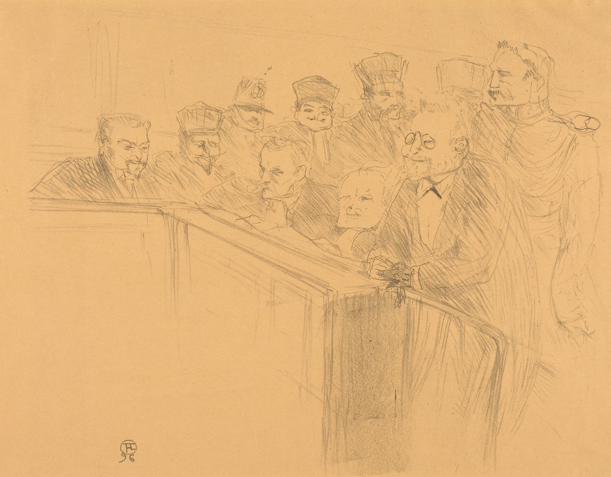Dupas-verklaring (Verklaring van Dupas) door Henri de Toulouse-Lautrec