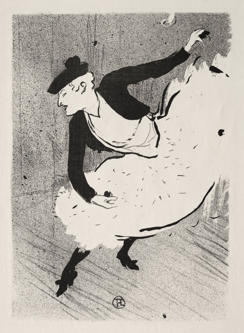 Edmée Lescot door Henri de Toulouse-Lautrec