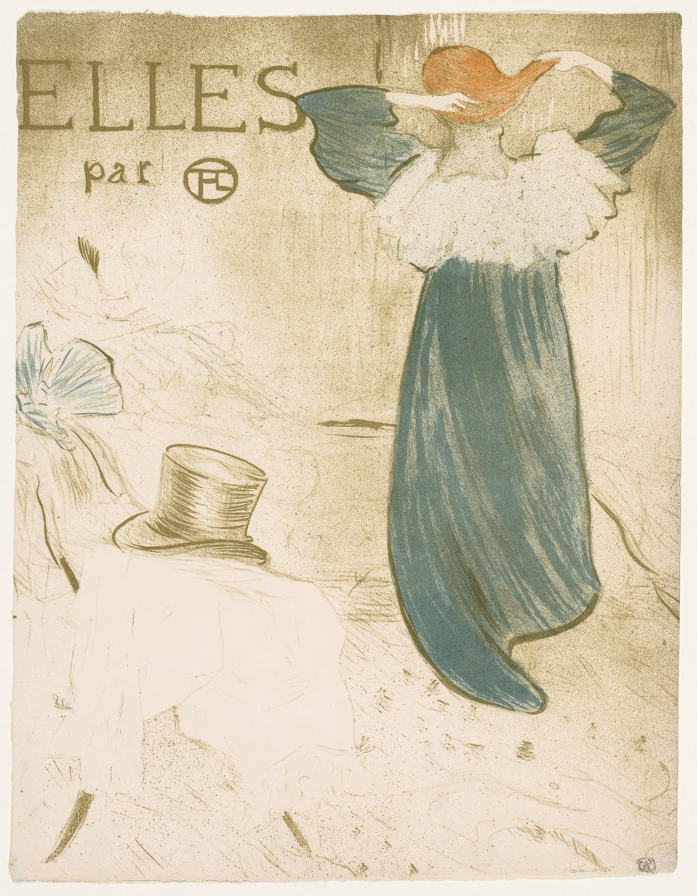 Elles: Frontispice door Henri de Toulouse-Lautrec