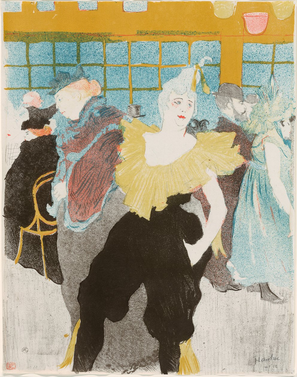 Elles: De clownesse door Henri de Toulouse-Lautrec