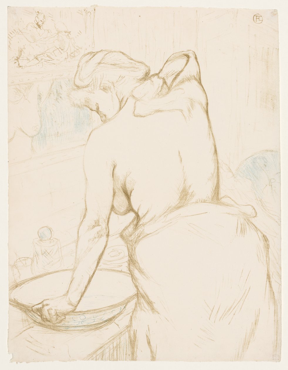 Elles: De Toilet door Henri de Toulouse-Lautrec