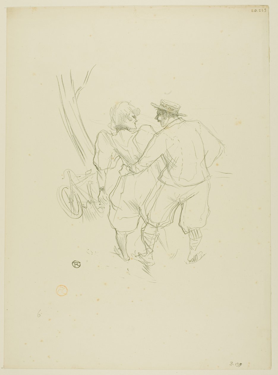 Floréal, uit Mélodies de Désiré Dihau door Henri de Toulouse-Lautrec
