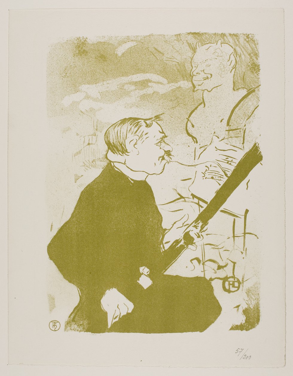 Voor jou! door Henri de Toulouse-Lautrec