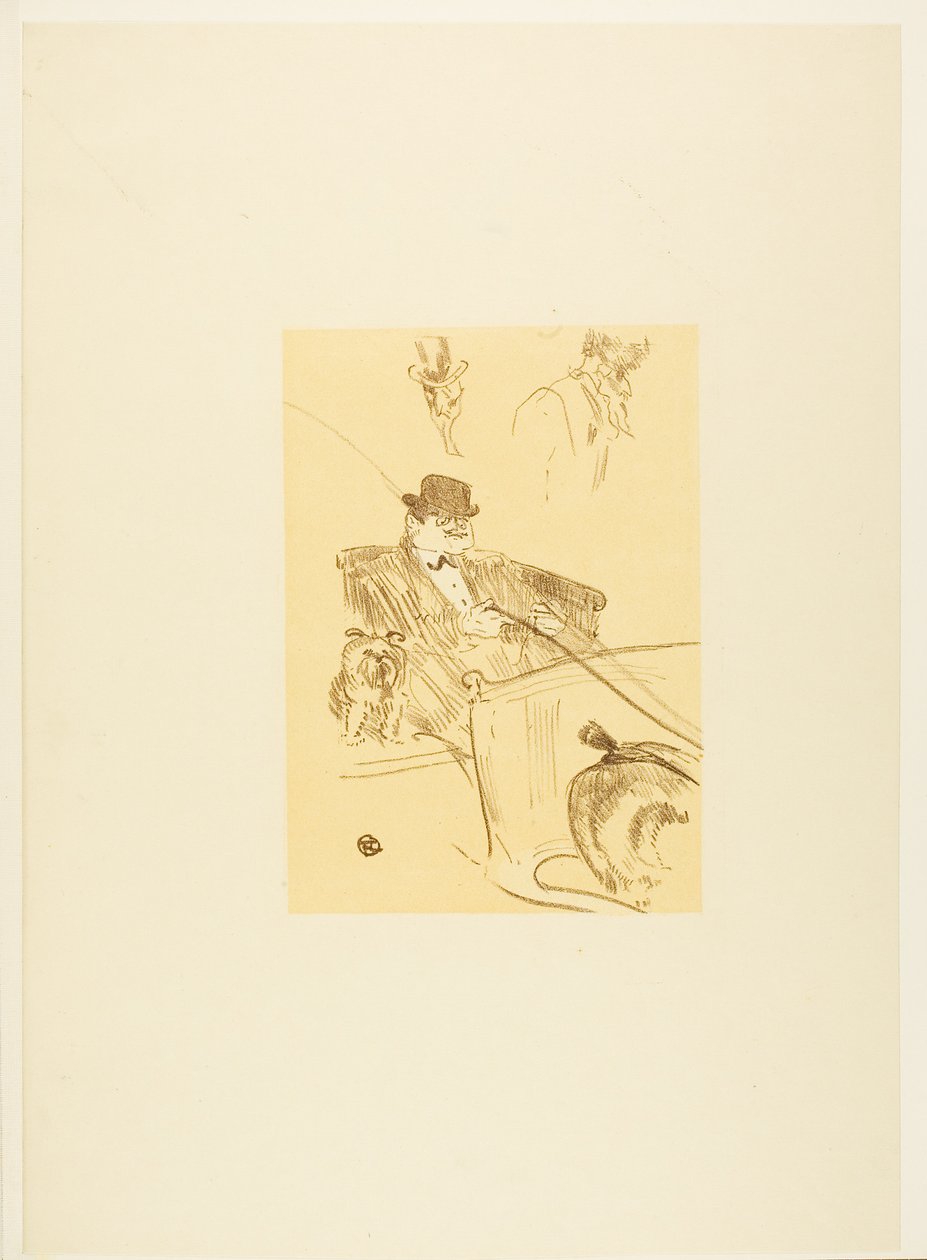 Goedemorgen meneer Robin door Henri de Toulouse-Lautrec