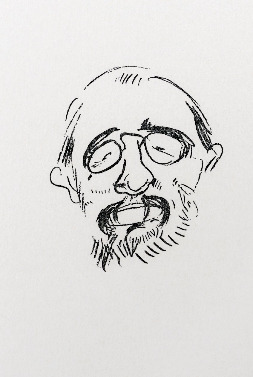 Henri Toulouse-Lautrec. Zelfportret. door Henri de Toulouse Lautrec