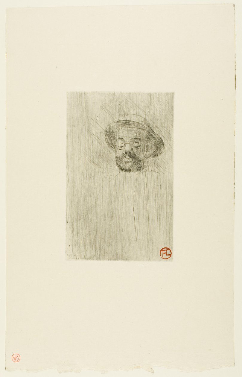 Henry Somm door Henri de Toulouse-Lautrec