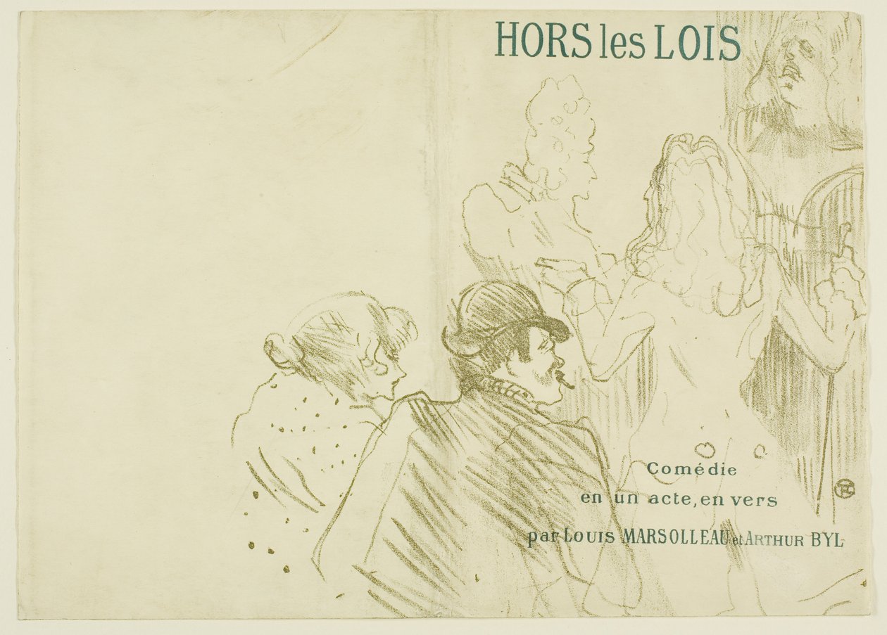 Hulde aan Molière door Henri de Toulouse-Lautrec