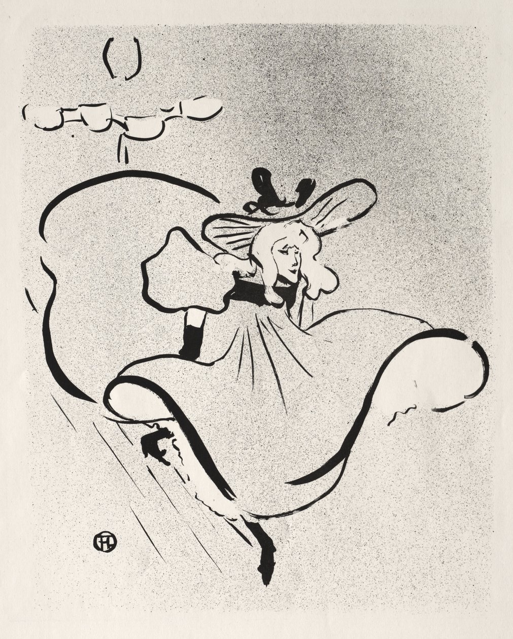 Jane Avril door Henri de Toulouse-Lautrec