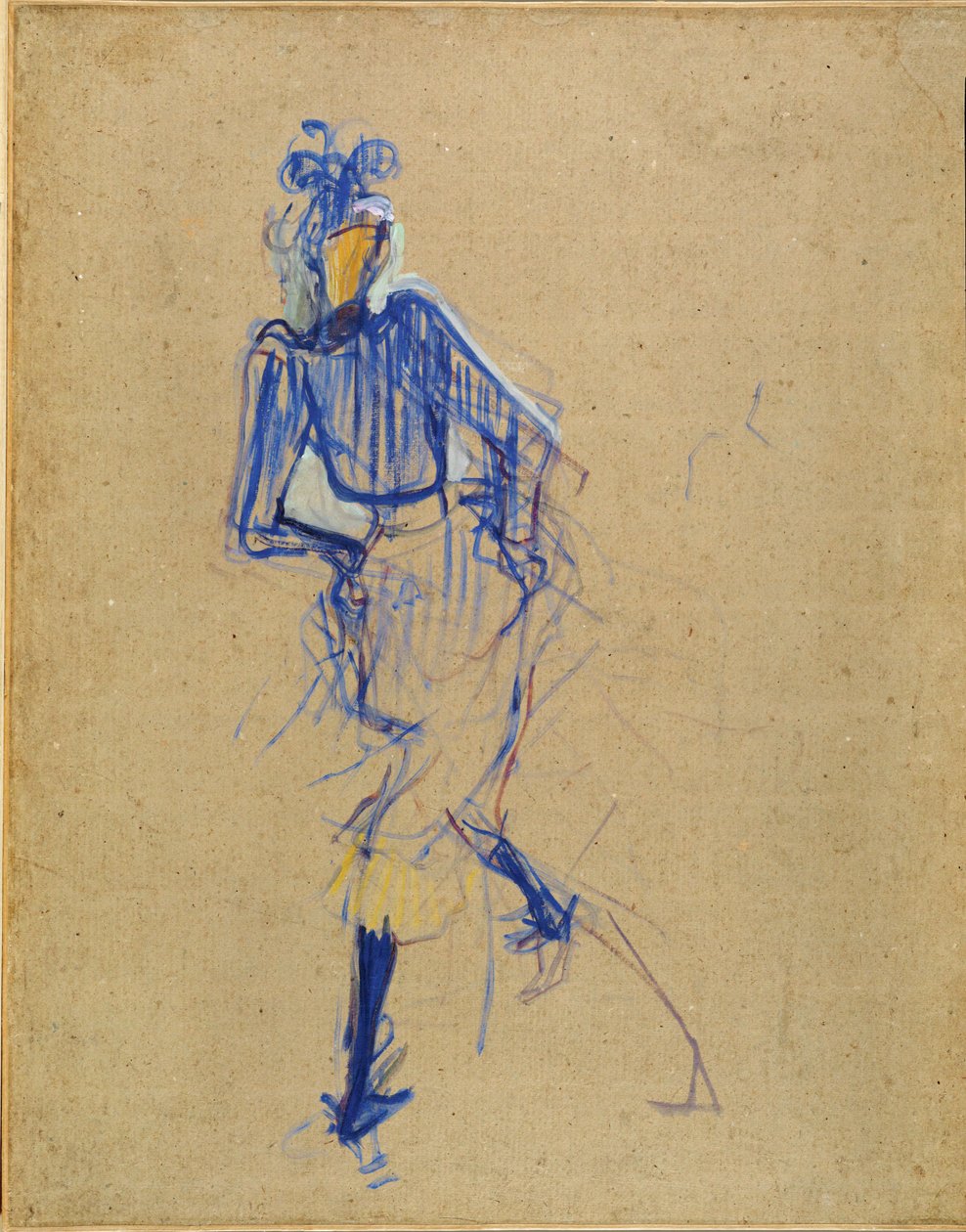 Jane Avril dansen door Henri de Toulouse-Lautrec