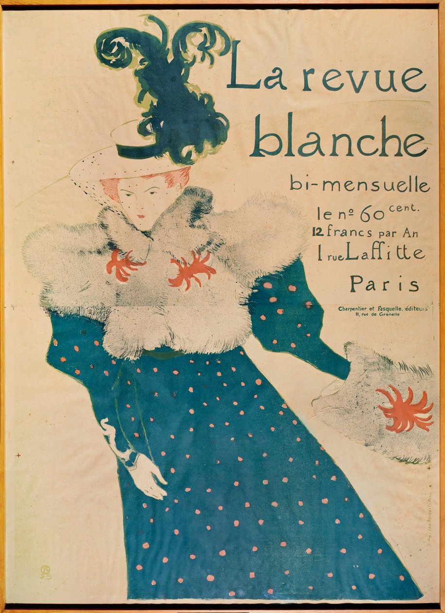 La Revue Blanche door Henri de Toulouse-Lautrec