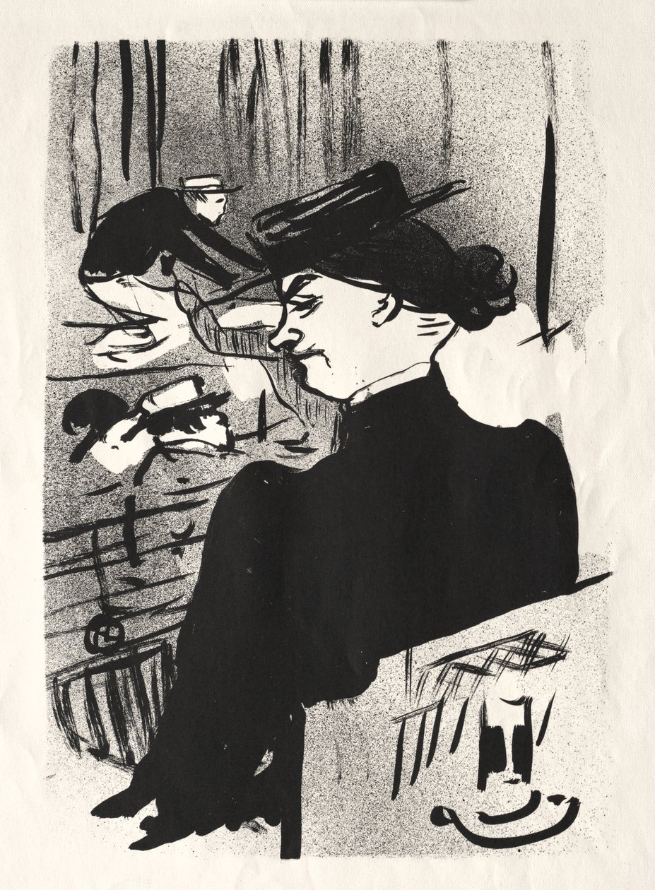 Le Café-concert: Een Toeschouwer door Henri de Toulouse-Lautrec