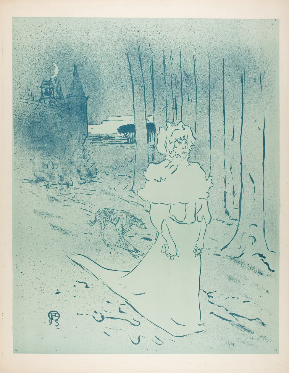 Le Tocsin door Henri de Toulouse-Lautrec