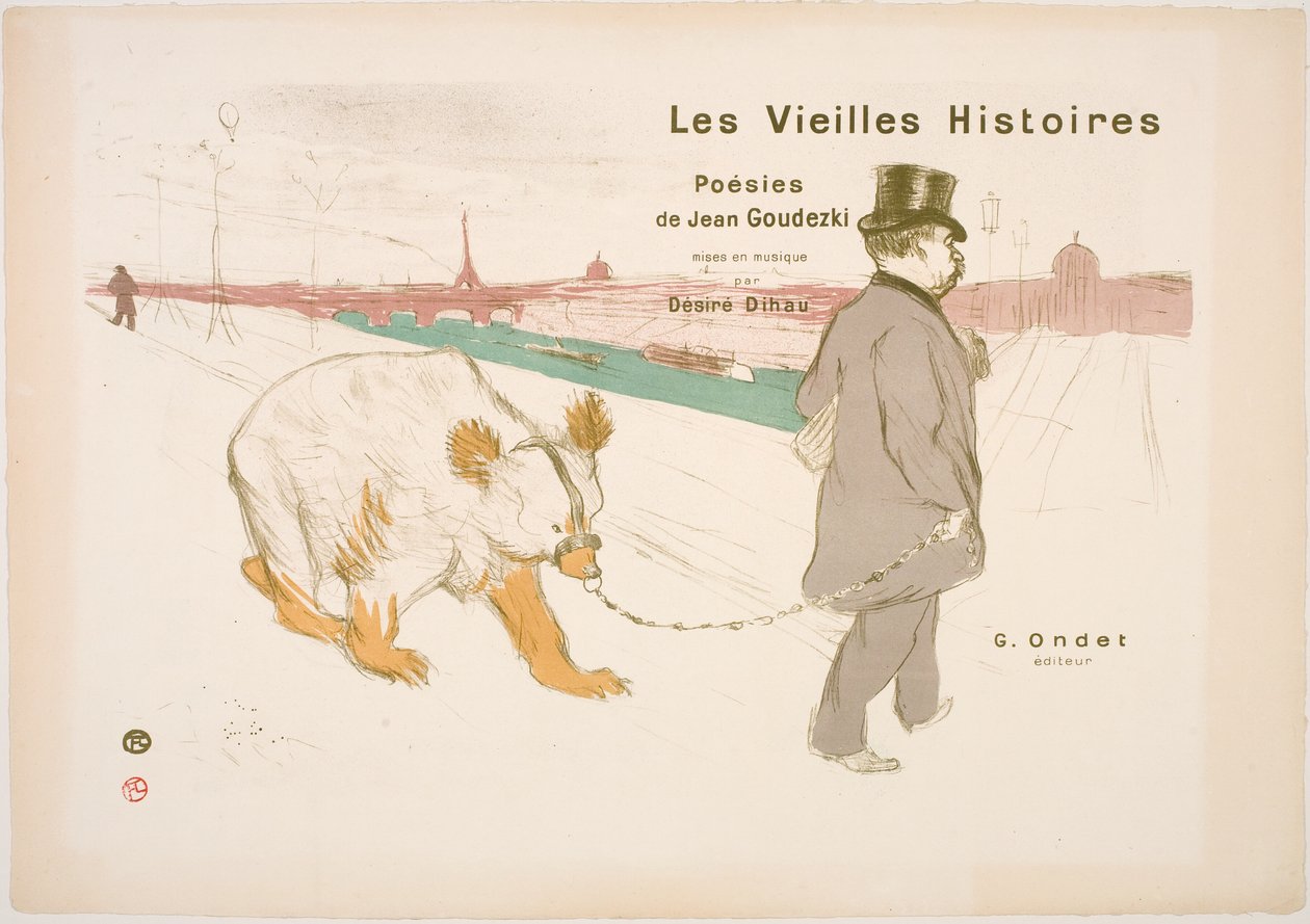 Les Vieilles Histoires, Couvertures door Henri de Toulouse-Lautrec