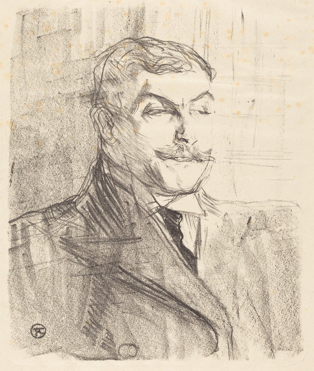Lucien Guitry door Henri de Toulouse-Lautrec
