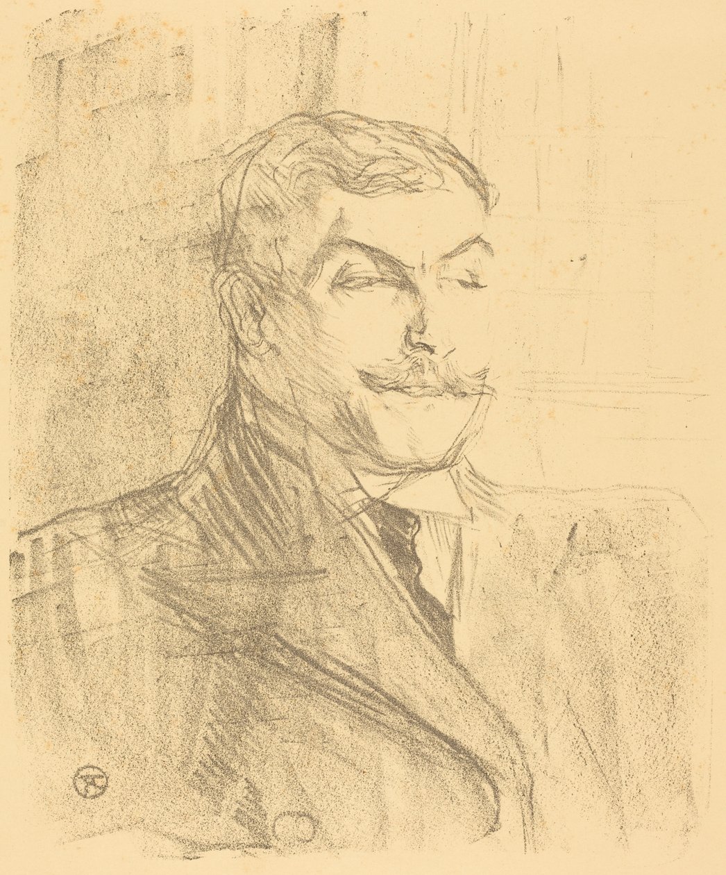 Lucien Guitry door Henri de Toulouse-Lautrec