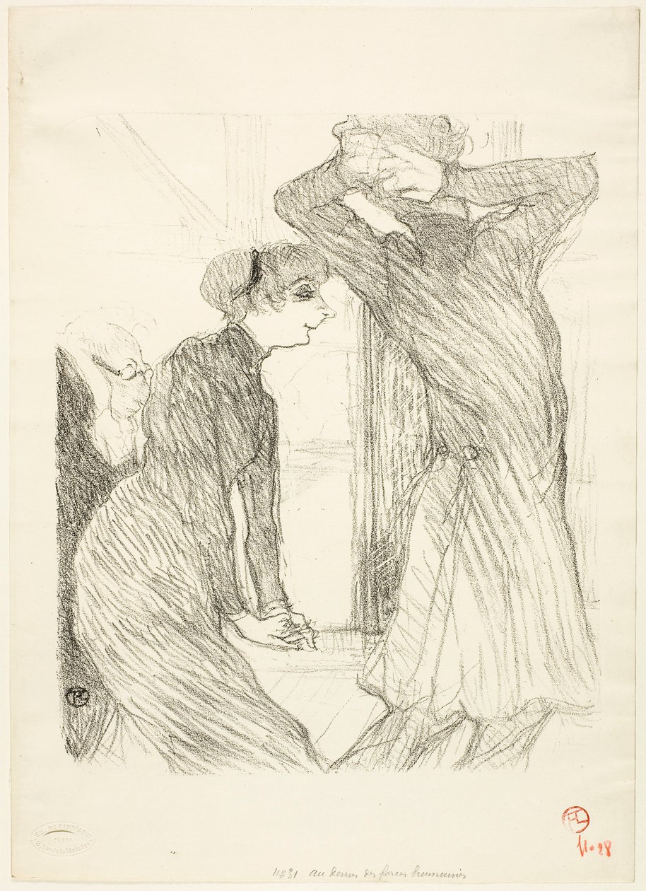 Lugné-Poé en Bady, in "Au-Dessus des Forces Humaines" door Henri de Toulouse-Lautrec