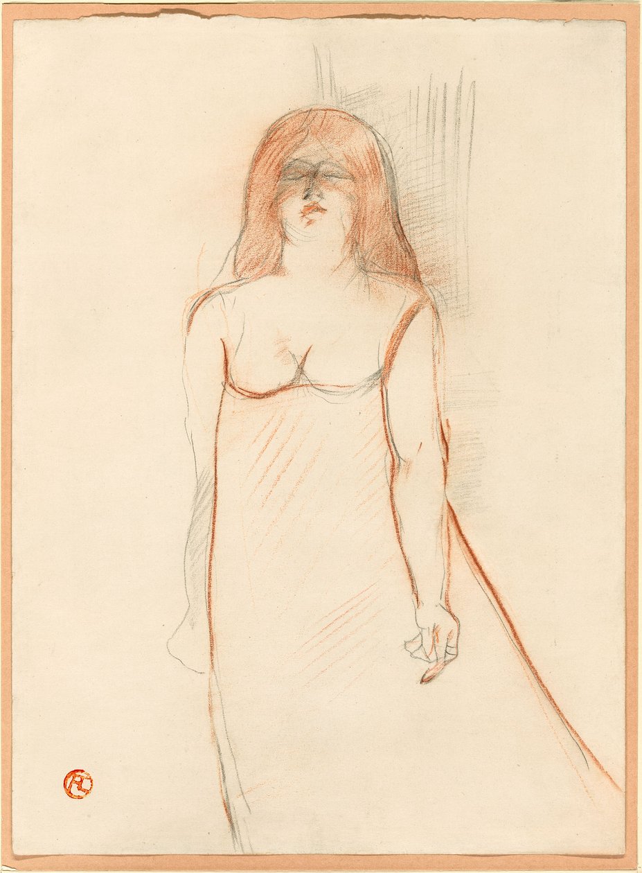 Juffrouw Cocyte door Henri de Toulouse-Lautrec