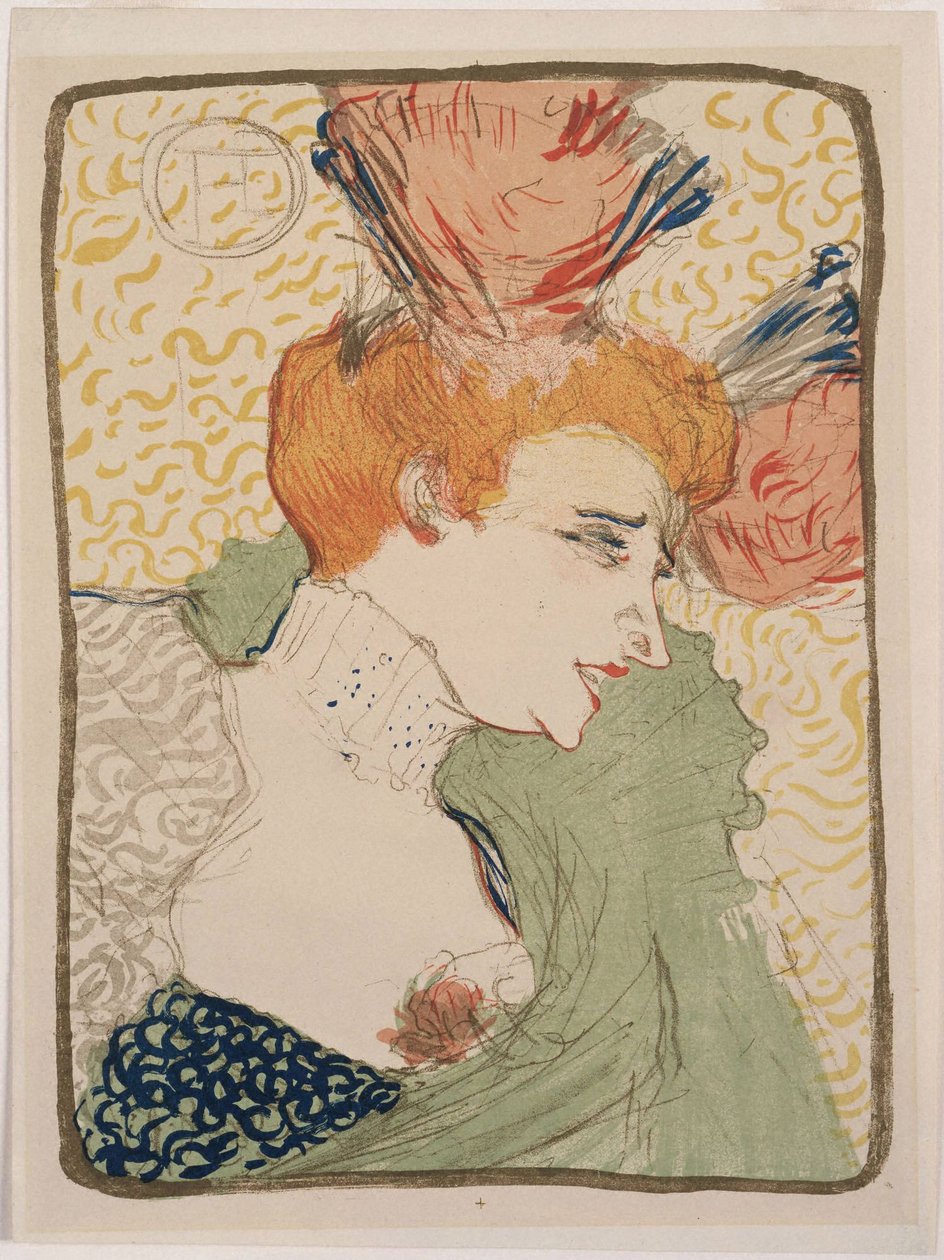 Juffrouw Marcel Lender door Henri de Toulouse-Lautrec