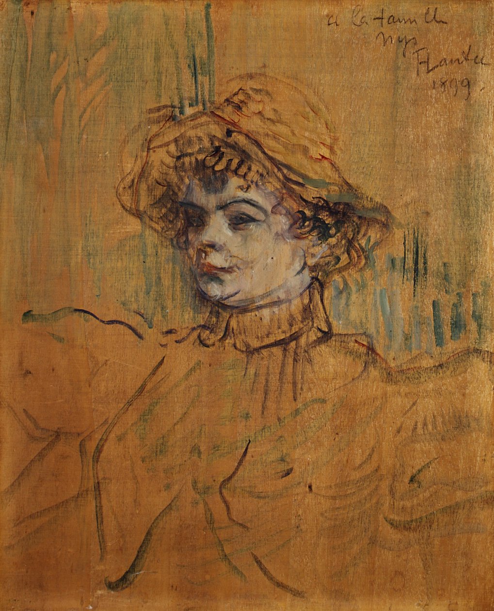 Mademoiselle Nys door Henri de Toulouse-Lautrec