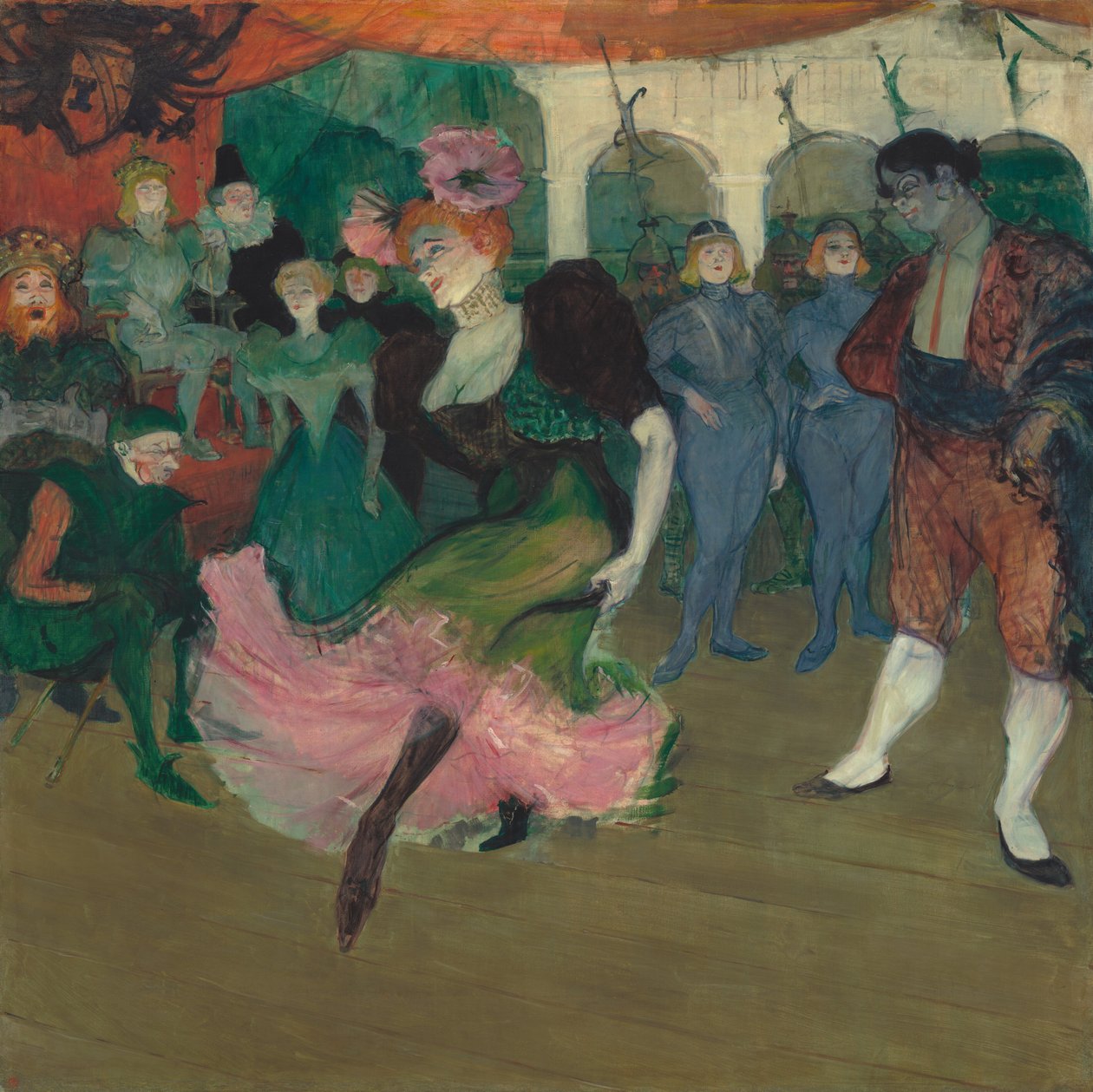 Marcelle Lender danst de bolero in "Chilpéric" door Henri de Toulouse-Lautrec