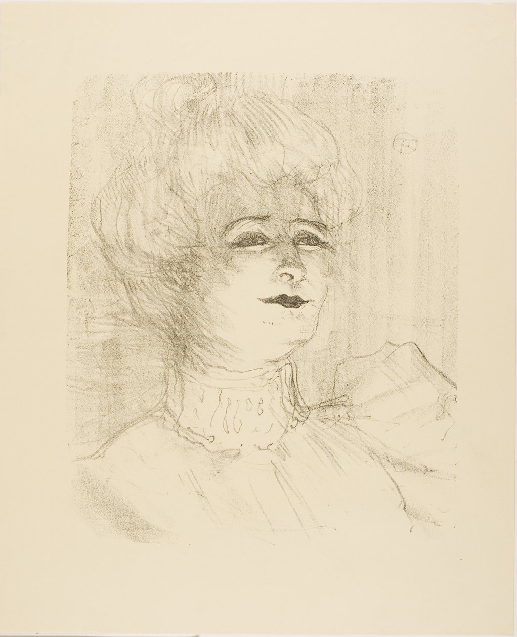 Marie-Louise Marsy, uit Treize Lithographies door Henri de Toulouse-Lautrec