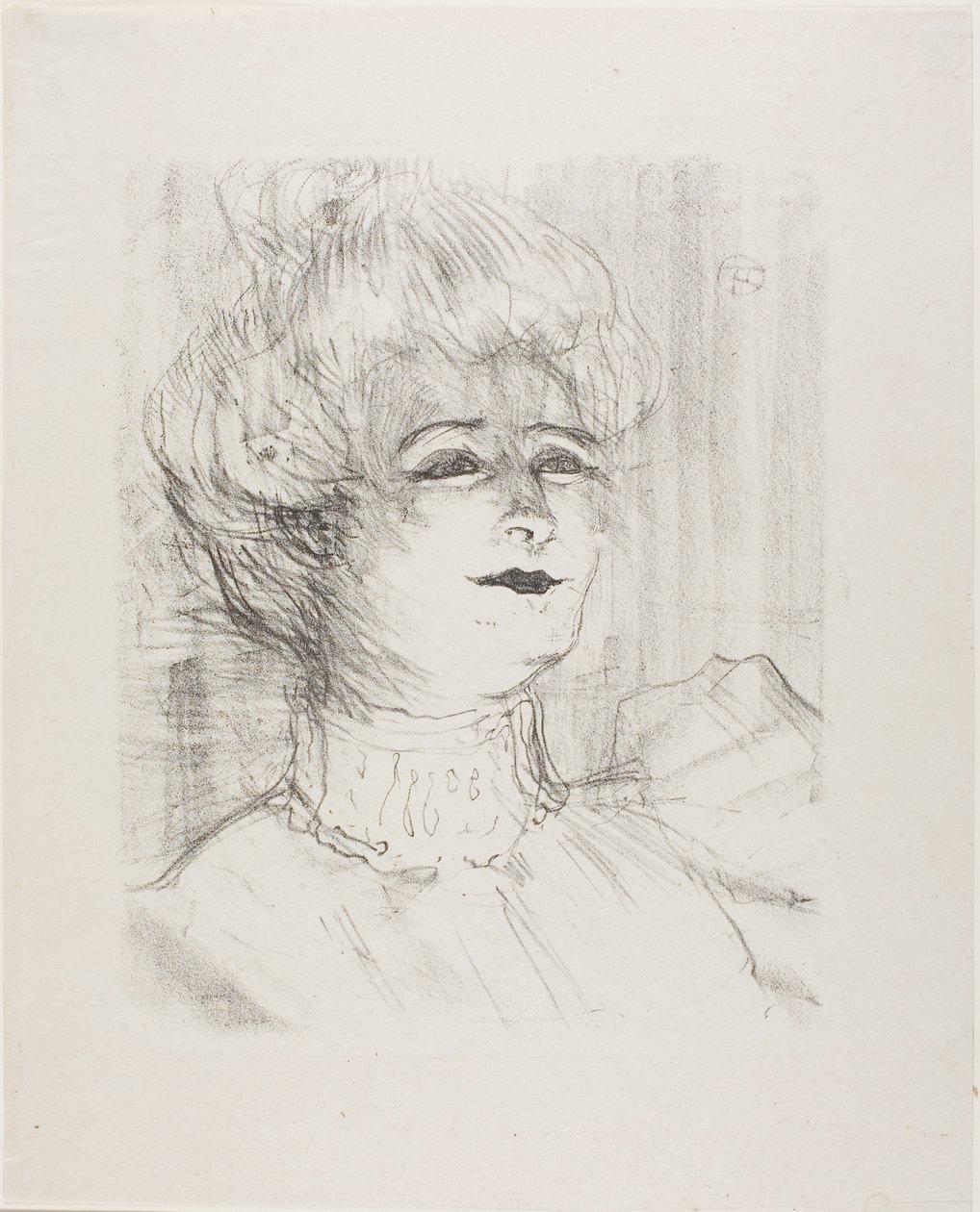 Marie-Louise Marsy, van Treize Lithografieën door Henri de Toulouse-Lautrec